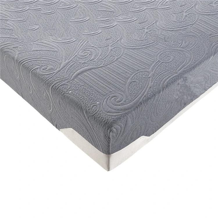 Quilted Bamboo Fabric Cover Resilient Cool Memory Foam Mattress with Zipper