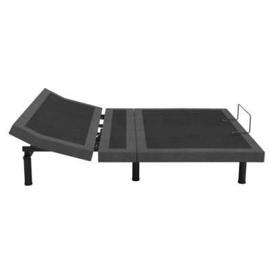 King Size Bed Frame Remote Control Metal Bed Base Electric Adjustable Bed