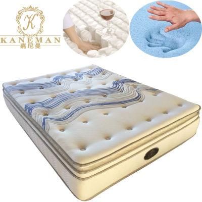 Cheap Price Luxury Double Pillow Top Pocket Spring Mattress