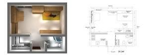 Whole Set Furniture in 26.2 Square Meter House