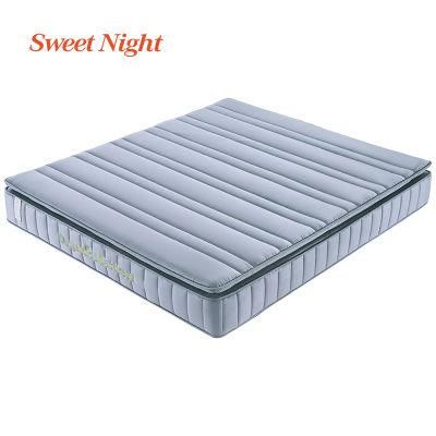 High Quality Full Size Foam Hotel Latex Memory Bedroom Pocket Coil Rolled up Spring Mattress in a Box