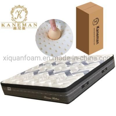 Top Spring Mattress Custom 10inch 12inch Latex Mattress Compress Mattress in a Box