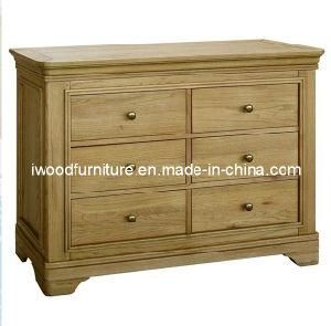 Arques 3+3 French Oak Chest of Drawers