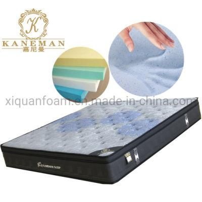 Vcuum Packed Memory Foam Pocket Spring Mattress Hotel Use Bedroom Mattress