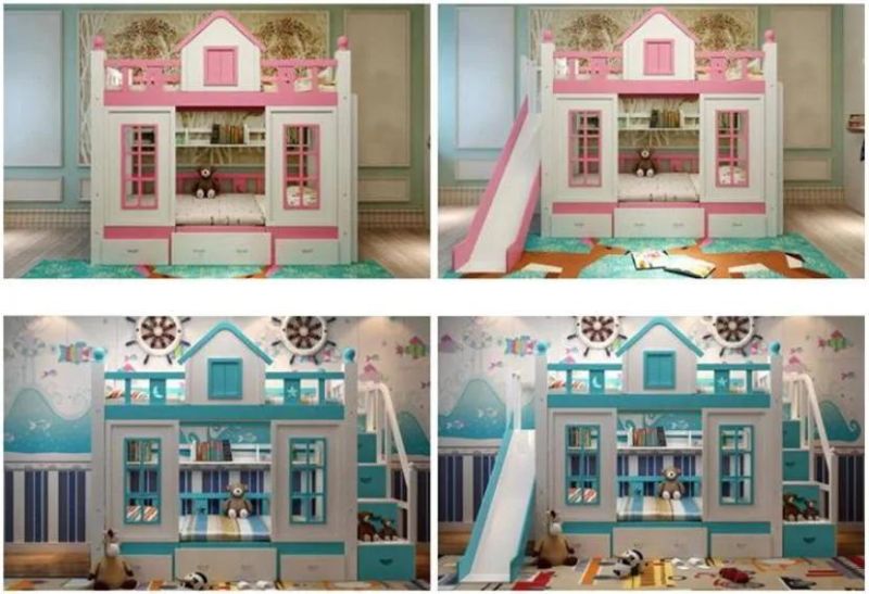 High Quality Children′ S Solid Wood Bunk Bed