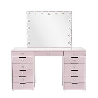 Hot Sales 13 Drawers Cheapest Makeup Station Dresser
