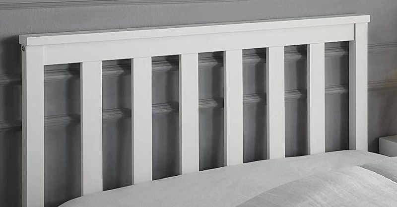 Bedroom Furniture Wooden White Solid Wood 3FT Bed
