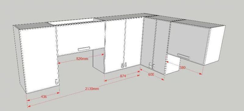 Full Aluminum Swing Door Wardrobe with No Formaldehyde Environmental Friendly Wardrobe