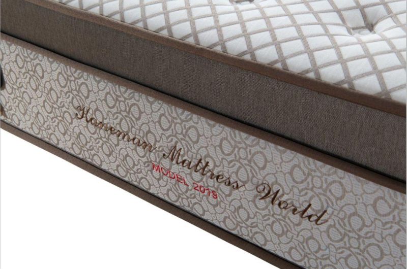 Royal High End King Size Mini Pocket Spring Latex Compress Mattress in a Box