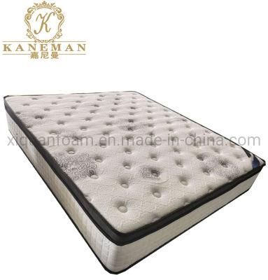 King Size 12inch Spring Mattress Hotel Mattress Roll up Packed Mattress