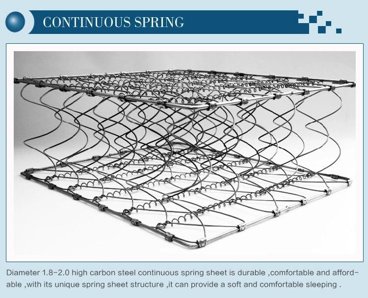 Fireproof Spring Mattress Cheap Price Hotel Mattress and Dormitory Project Coil Spring Mattress