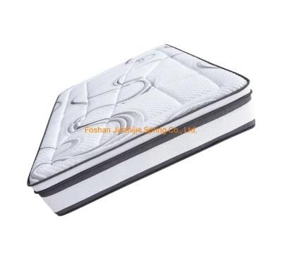 Made-in-China Pocket-Coil-Spring Compressed Latex Foam Mattress with Bedroom/Hotel/Home Furniture
