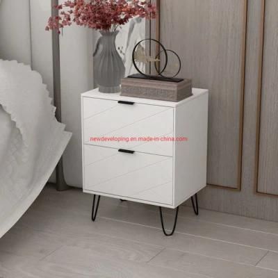 Night Stand End Table Wooden Bedside Table with Drawer