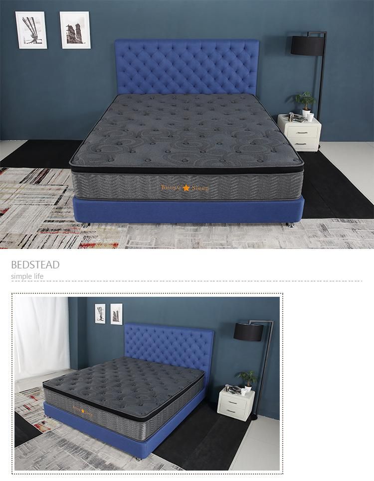 Pocket Spring bed mattress King Size with Box Top