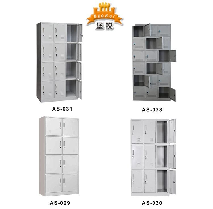 4 Column 5 Tier Steel Storage Locker for Changing Room