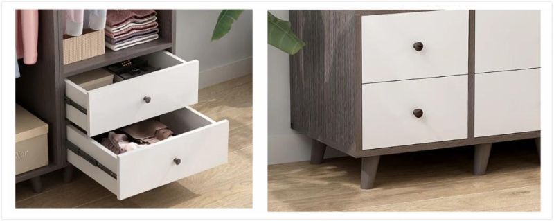 Factory Fashion Home Furnmiture Bedroom Storage Closet