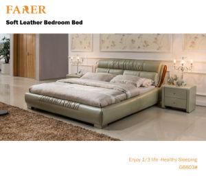 Bedroom Furniture Soft Leather Bed