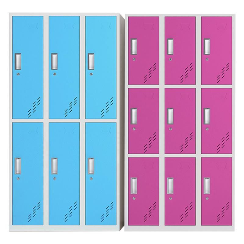 Metal Room Wardrobe Keyless Locker 2 Swimming Pool Cam Locker High Quality Multi-Door Metal Locker Gym Locker