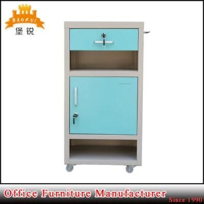 Colorful Hospital Bedside Locker Side Table Bedside Cabinet Metal