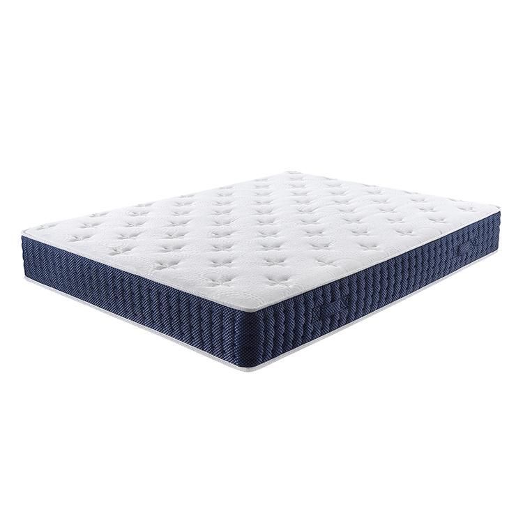 Hot Sale Full Size Queen Mattress Organic 100 Latex 10 Inch Pocket Coils Spring Mattress