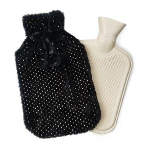 Soft Cover with Foiling Printing Pattern Hot Water Bottle