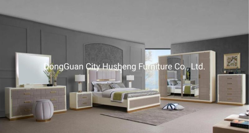 China Modern Style King Bed Home Bedroom Furniture