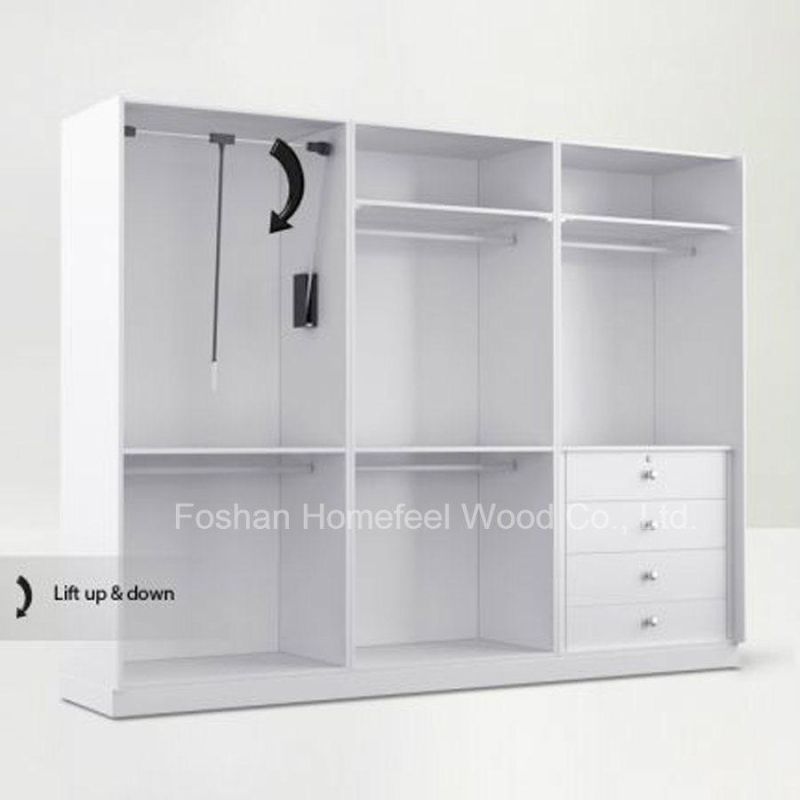 High Quality Wooden Modular Sliding Door Wardrobe (HF-DA009)