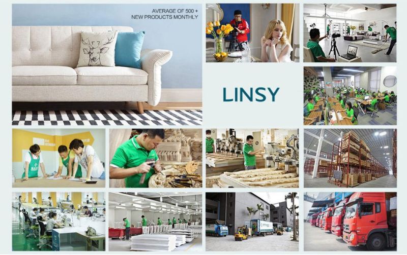 Lisny Bedroom Sets Furniture White Upholstered Fabric Double Bed R290