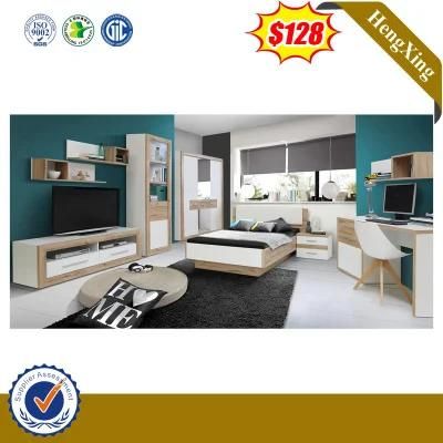Foshan Factory Home Bright Melamine Furniture Small Room Bedding Set