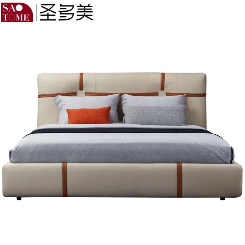 Modern Hotel Bedroom Furniture Set King Size Upholstered Platform Bed