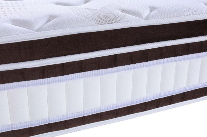 Soft Foam Queen Size Pocket Spring Mattress for 5 Star Hotel Project