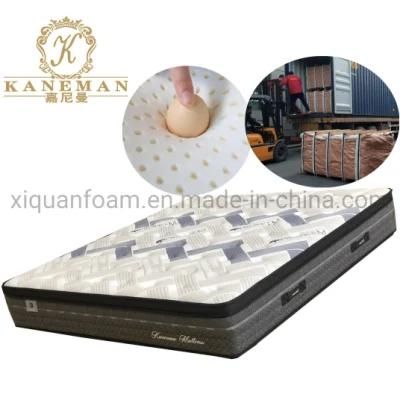 Hotel Collection Mattress 30cm Euro Top Latex Mattress Pocket Spring Mattress Flat Packed