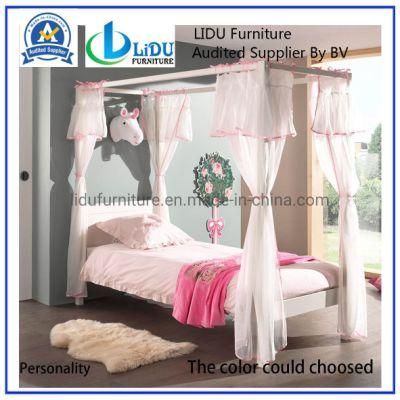Modern Wooden Bed/ Wooden Single Pine Bed Princess Bed Unique Children&prime;s Beds Compact Bunk Frame Day Bed