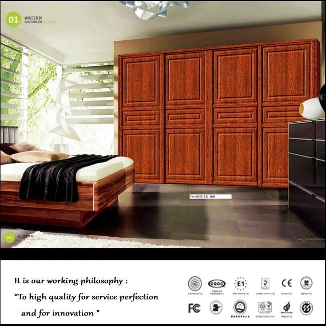 Hot Sale Luxury PVC Sliding Door Closet