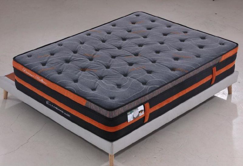 Luxury Pocket Spring Mattress Roll in Box Cheap Price Queen and King