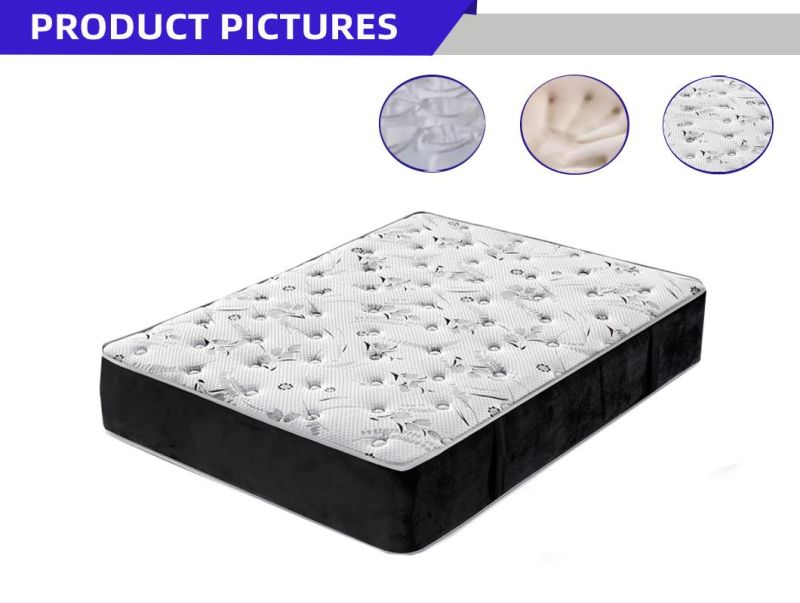 Spring Mattress with Latex and Memory Foam for Hotel