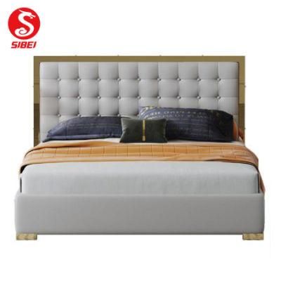 Hot Sale Modern Simple Design Bedroom Bed with Complete Set