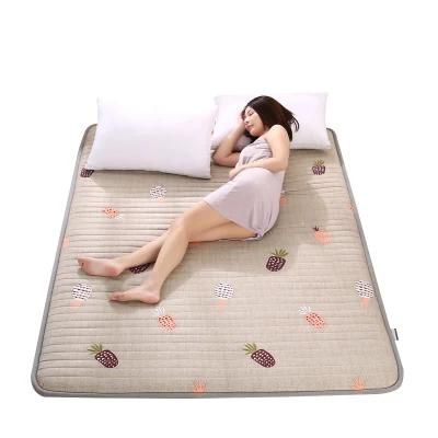Popular Light Gray Foldable 3D Mesh Spacer Cooling Breathable Mattress Bed Topper Pad