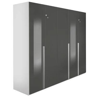 2021 New Modern Furniture 20da601 Black High Gloss Wardrobe