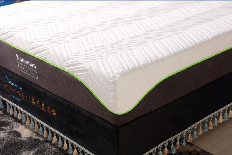 Certipur-Us Best Seller Natural Latex Cool Gel Memory Foam 7 Zone Foam Mattress Roll in a Box