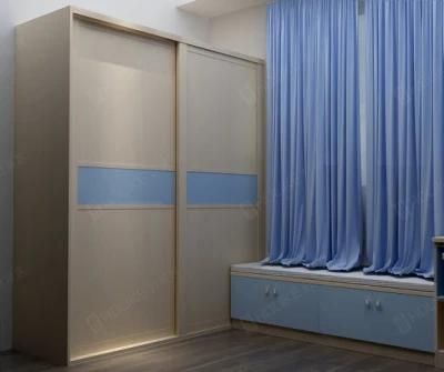 Modern Custom Chinese Wooden Children Safety Bedroom Cabinet Closet Wardrobe