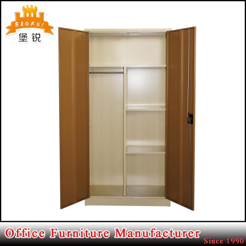 EAS-006 Cheap 2 Door Bedroom Steel Cupboard for Clothes