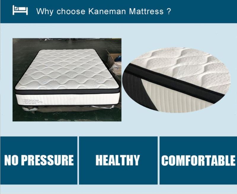 New Designed Economical Bonnell Spring High Density Foam Mattress in a Box