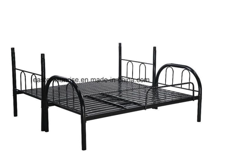 China Low Price Cheap Adult Metal Double Bunk Beds