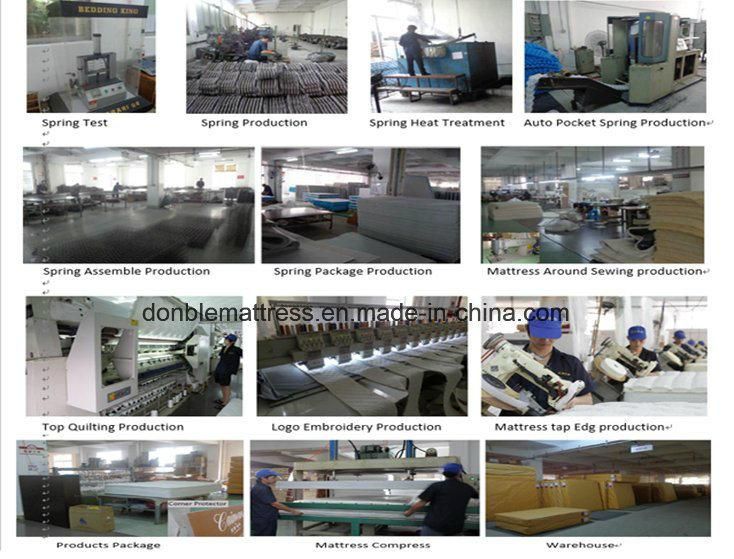 Wholesale Price Pillow Top Pocket Spring Mattress with Topper