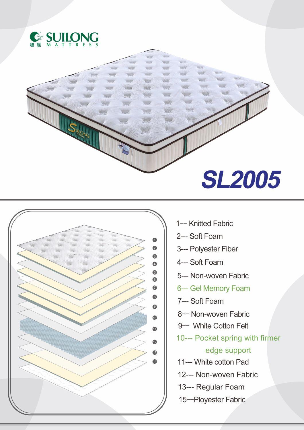 Chinese Furniture Fashion Design Mattress for Beds