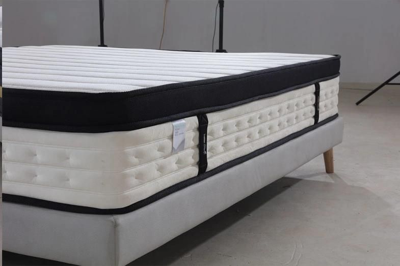 Popular Style 30cm Vacuum Roll up Pocket Spring Mattress Queen Size