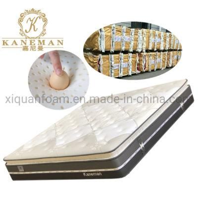 Orthopedic Pocket Spring Mattress Compressed Medium Firm Latex Mattress Hot Sale Mattress