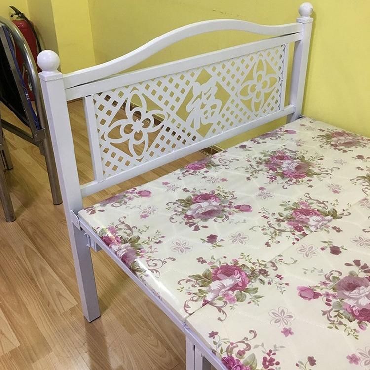 Folding Metal Frame Bedroom Furniture Wedding Party Event Party Folding Bed