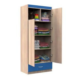 Wooden Designs Detachable Wardrobe Partition Godrej Almirah Bedroom with 2 Door 1 Drawer 1 Open Storage Space